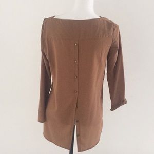 Zara button back shirt small